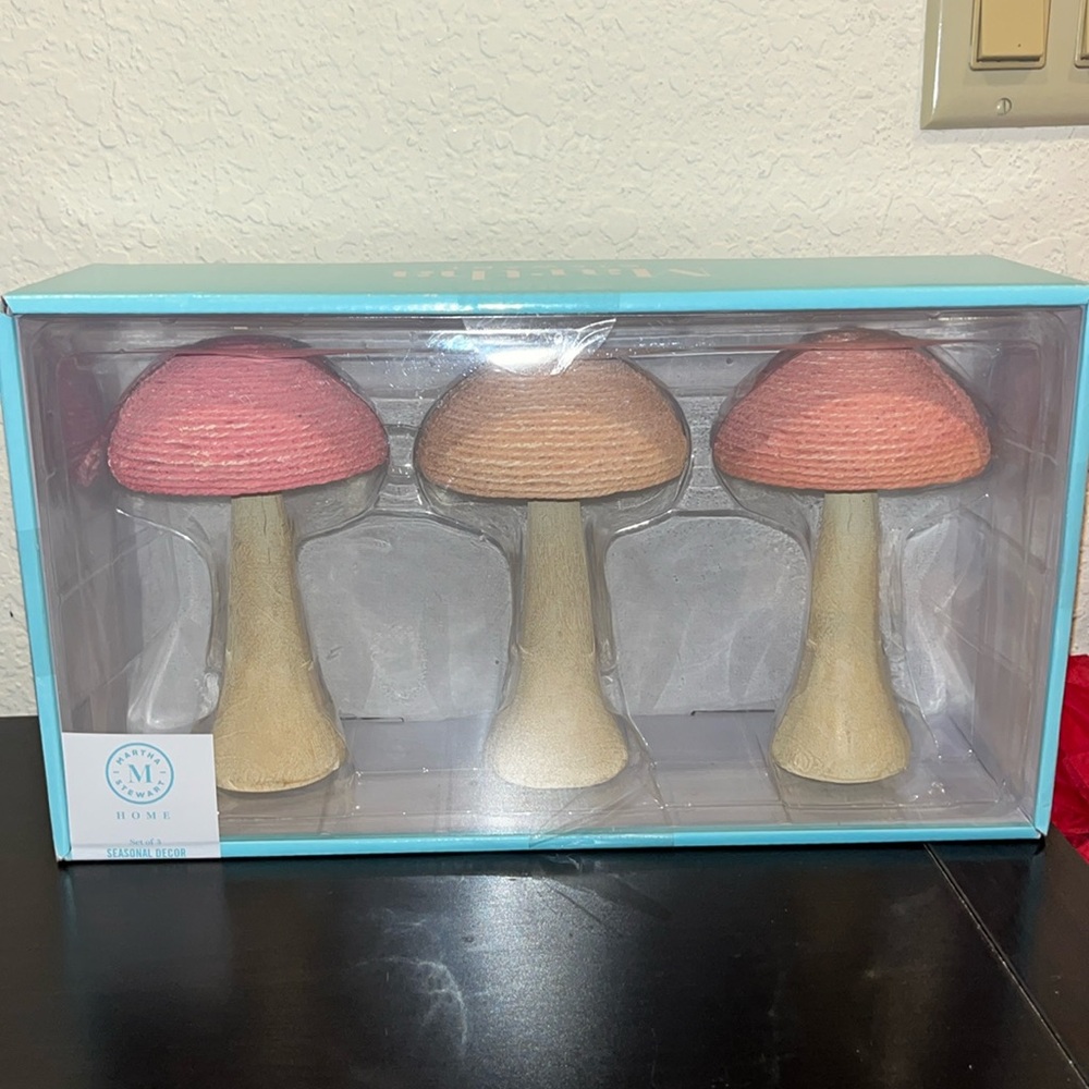 - Martha Stewart mushroom decor